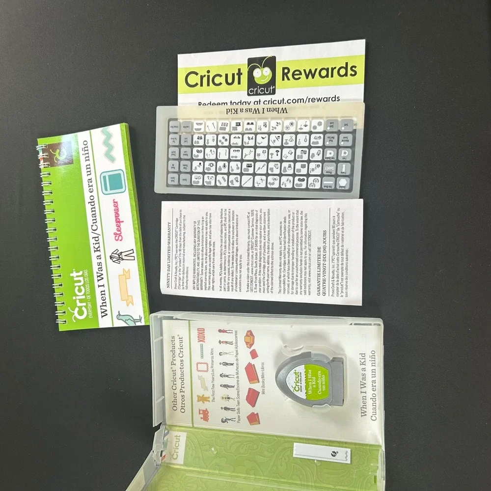 Cricut C everyday When I was a kid Cartridge Link Status Unknown